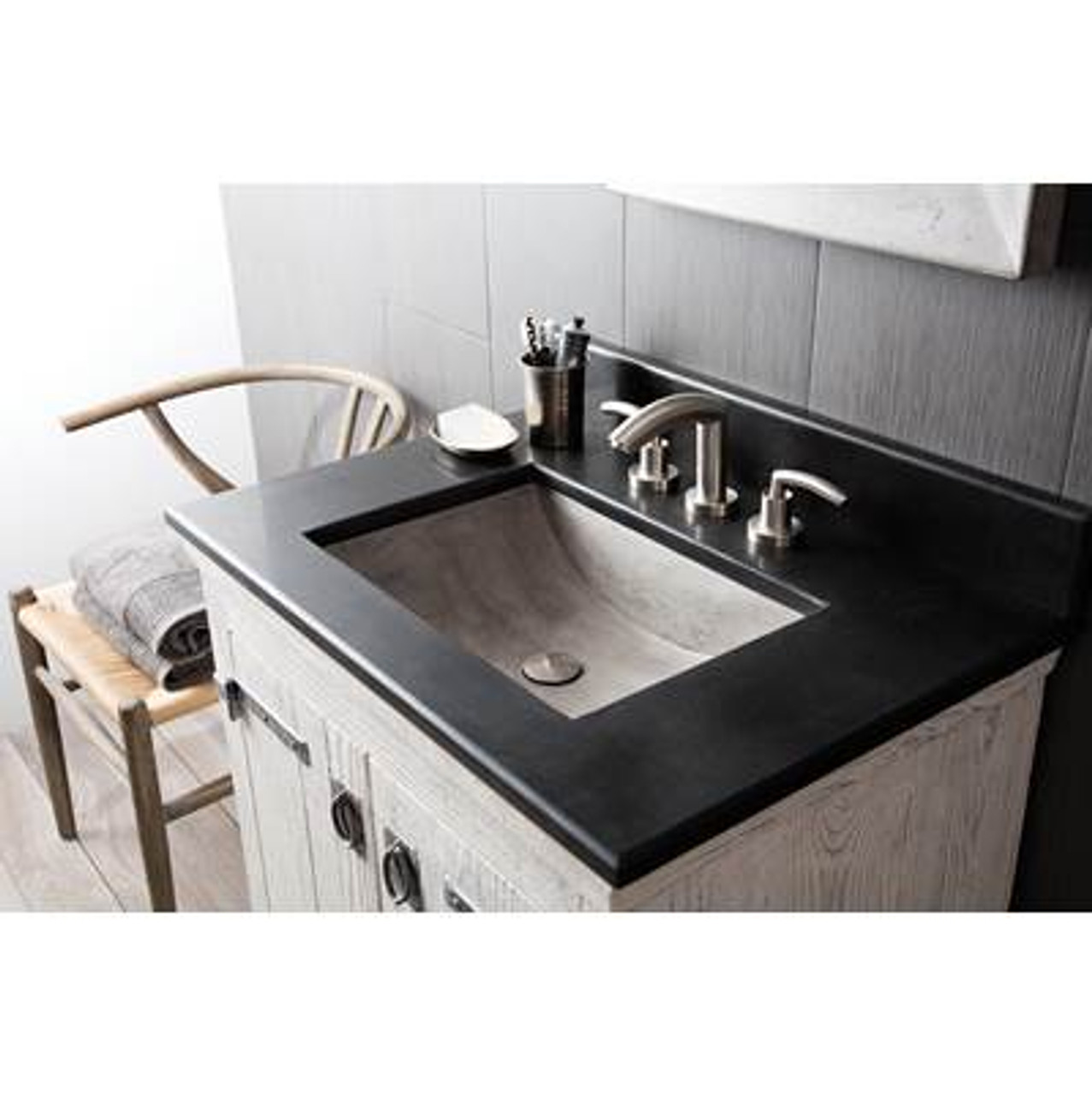 Nipomo, Rectangular Concrete Bathroom Sink