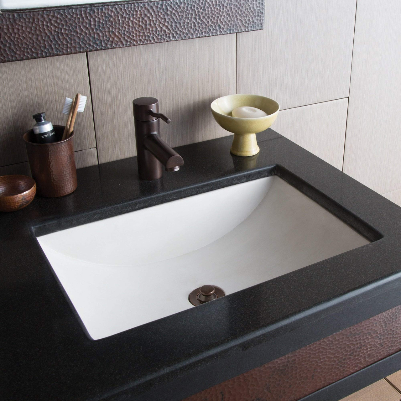Native Trails NSL2014-S Cabrillo Bathroom Sink: Slate