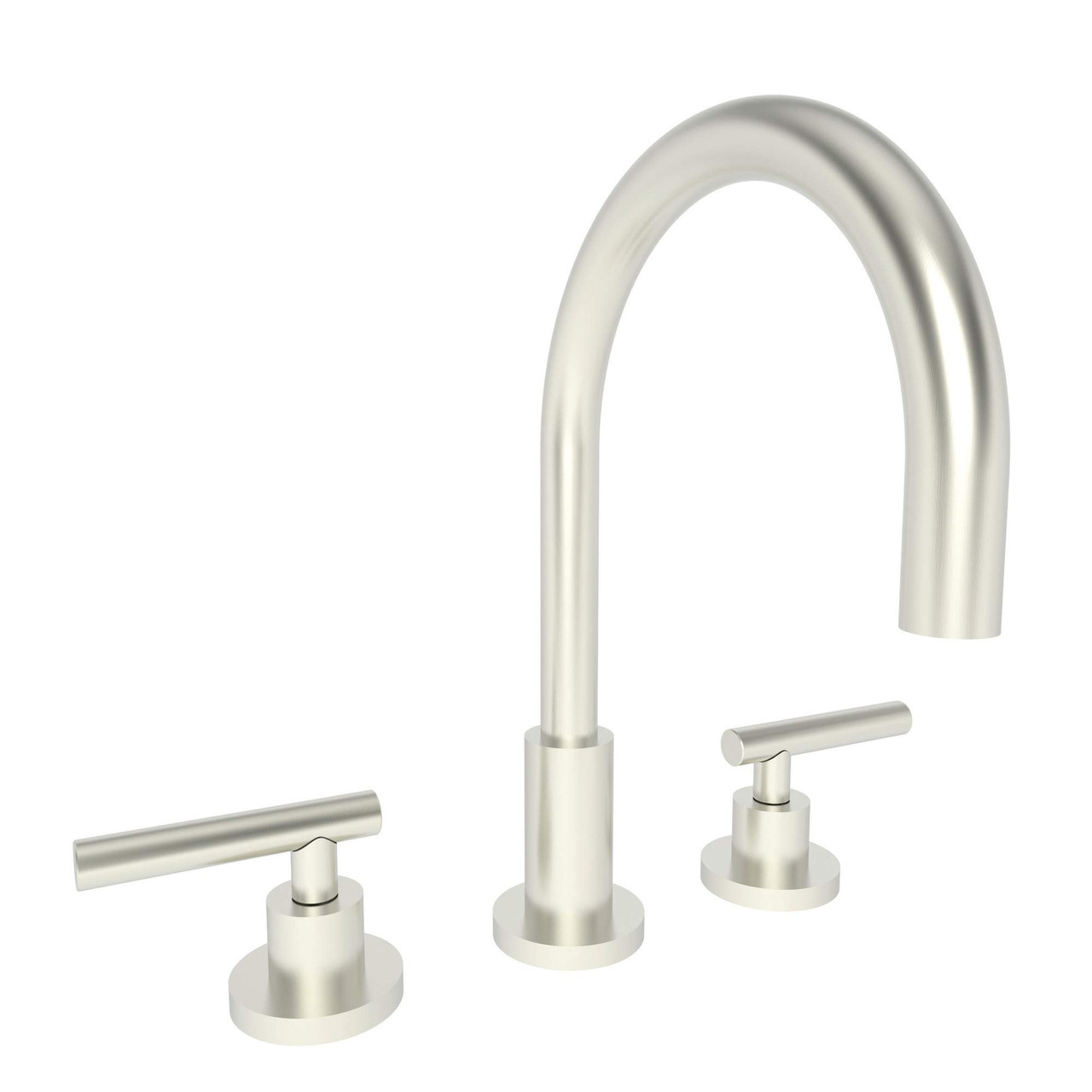 Newport Brass 990L/15S East Linear Widespread Bathroom Sink Faucet Satin Nickel