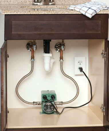 Taco 008-CT-USK Pump with Under Sink Kit, 1/2" Male NPT, 1/25 HP