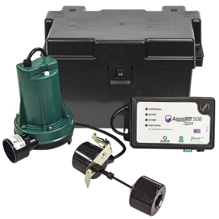 Aquanot 12 Volt Backup Sump Pump System