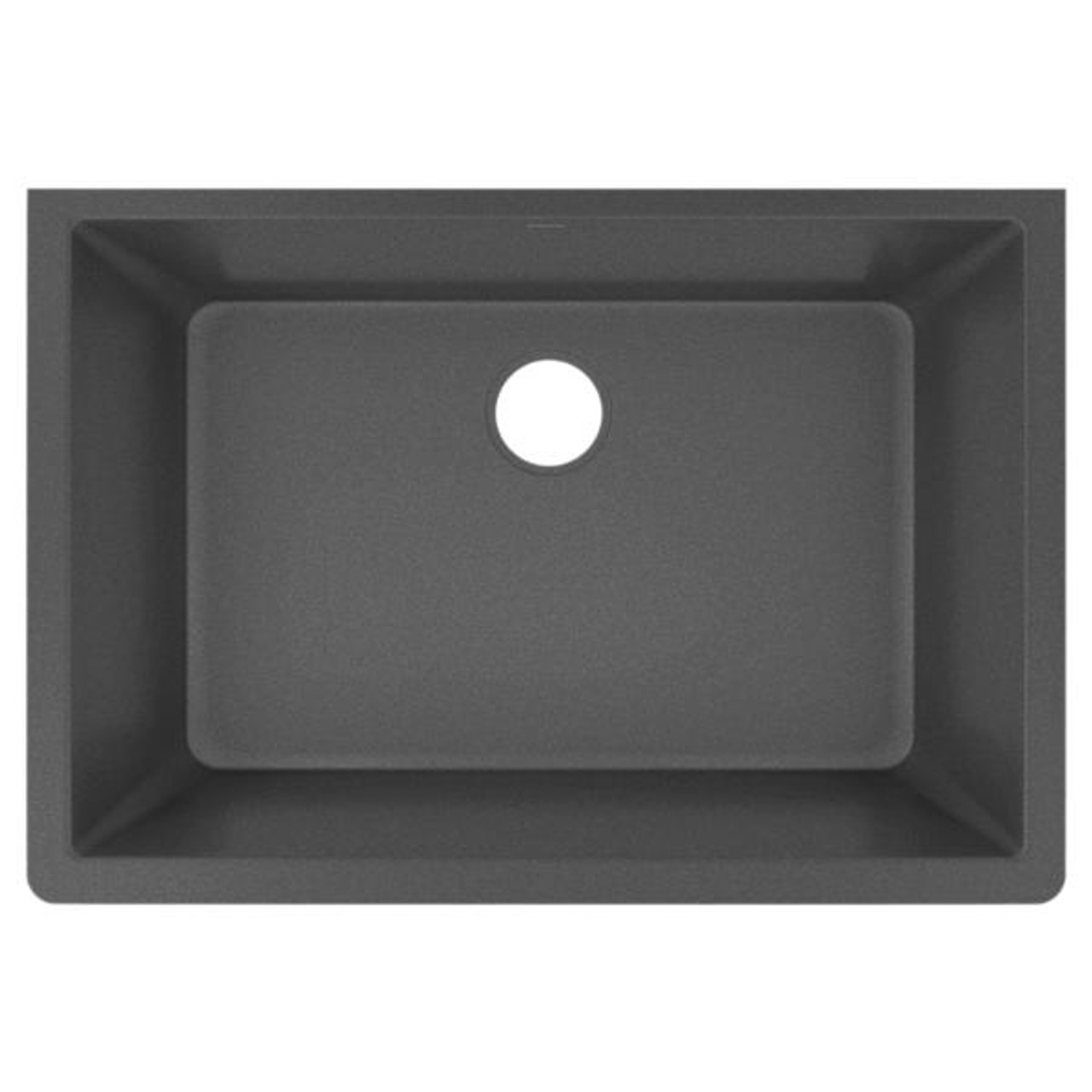 Elkay ELXRU13322CH0 Quartz Luxe 33" x 18-7/16" x 9-7/16", Single Bowl Undermount Sink, Charcoal