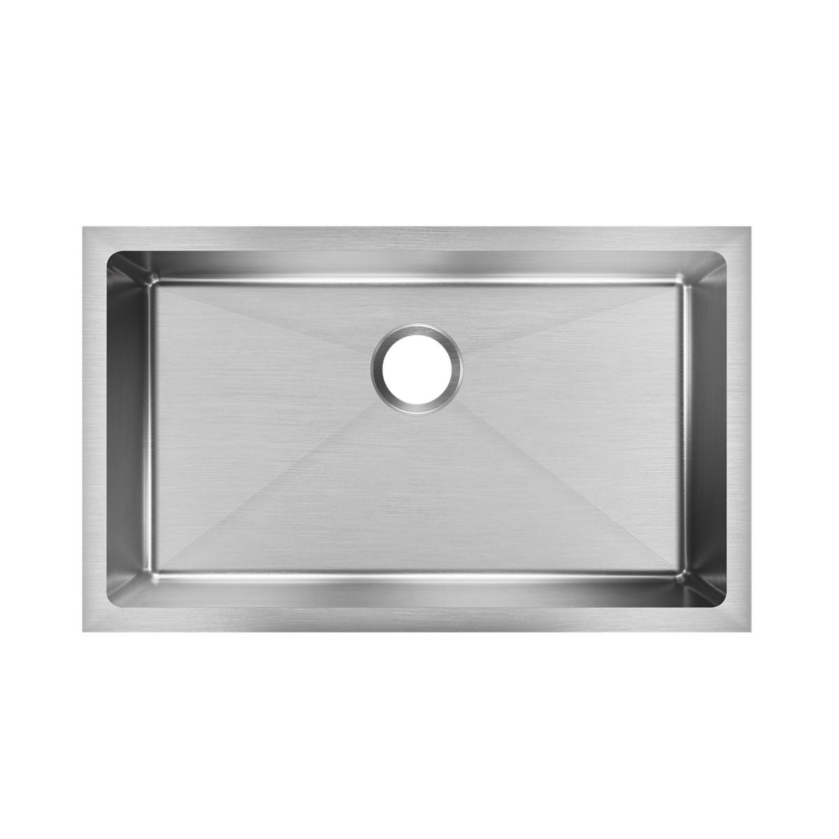 Elkay Crosstown 16 Gauge Stainless Steel 30-1/2" x 18-1/2" x 8", Single Bowl Undermount Sink