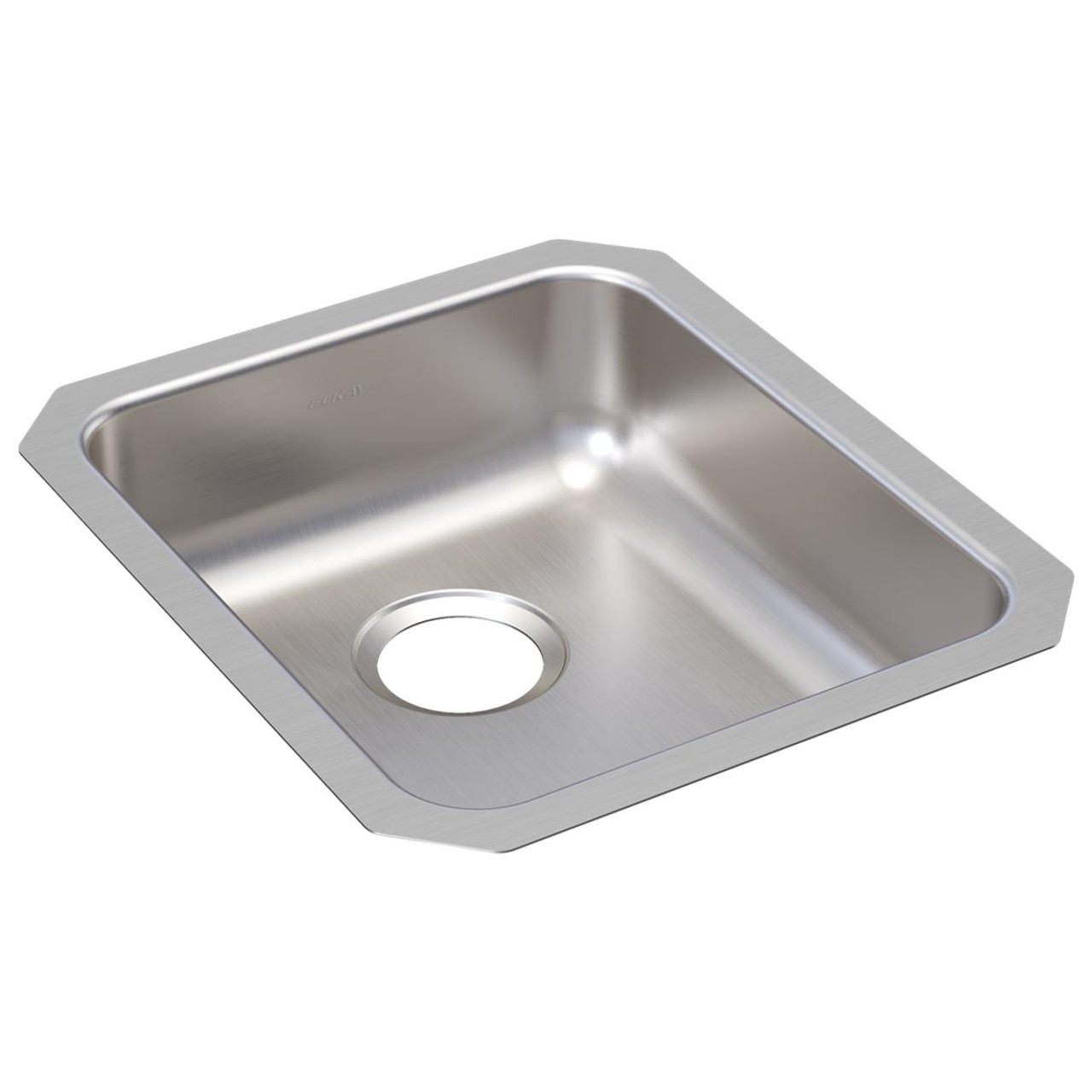 Elkay Lustertone Classic Stainless Steel 16" x 18-1/2" x 5-3/8" Single Bowl Undermount ADA Sink