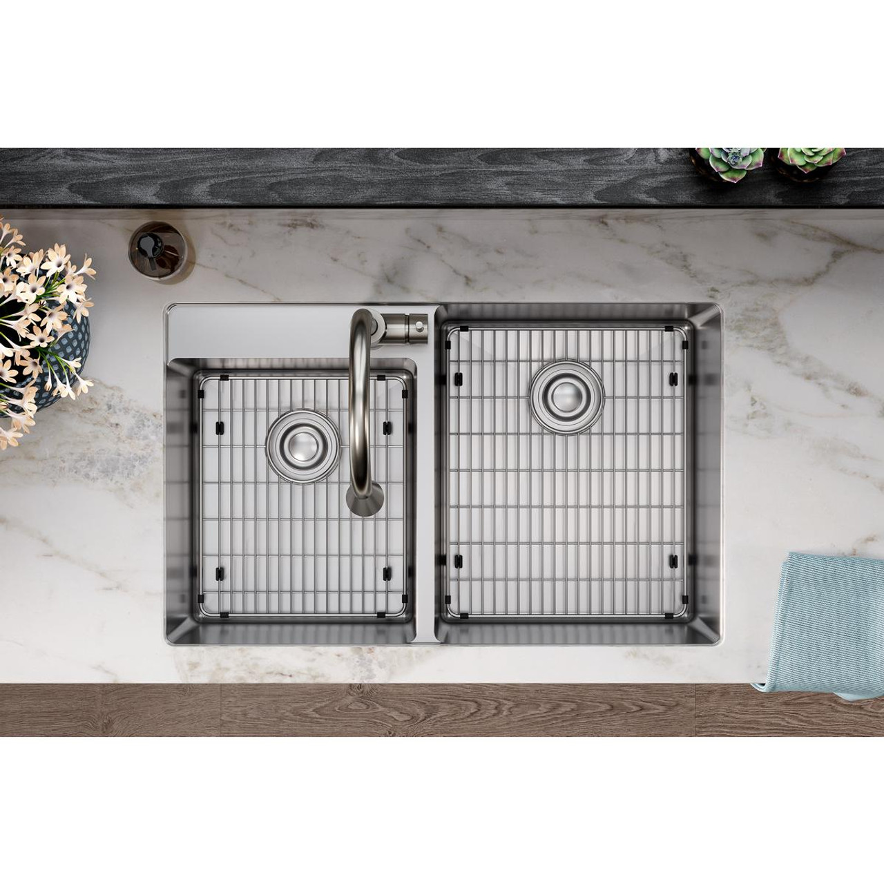 Elkay Crosstown Stainless Steel 14-1/2" x 17-1/2" x 1-1/4" Bottom Grid