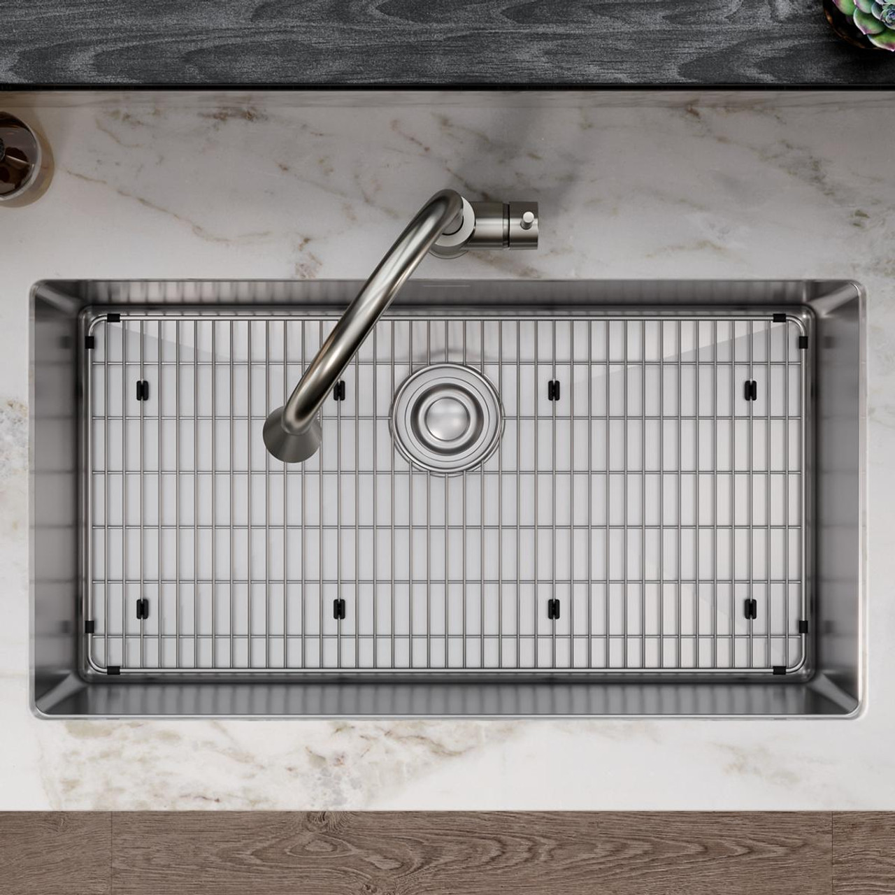 Elkay Crosstown Stainless Steel 28-7/8" x 14-3/8" x 1-1/4" Bottom Grid