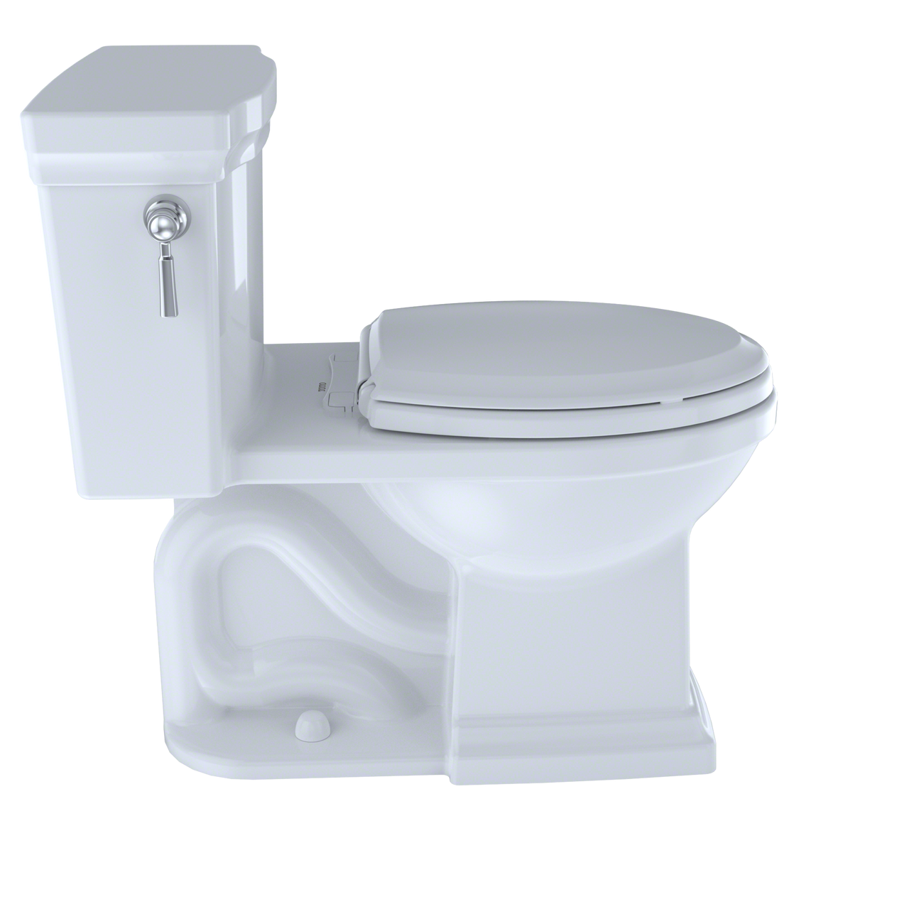 Toto Promenade II One Piece Elongated Universal Height Toilet 1.28 GPF with SS224 SoftClose Seat in Ebony