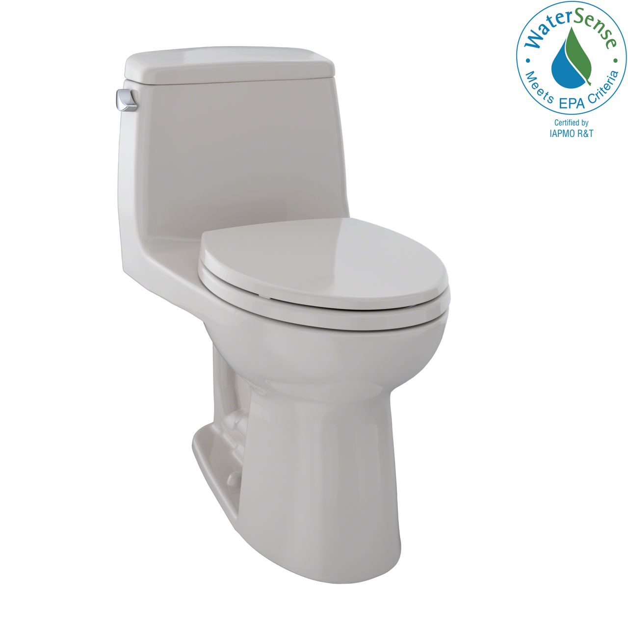 Toto Eco UltraMax One Piece Elongated Toilet 1.28 GPF with SS114 SoftClose Seat in Sedona Beige