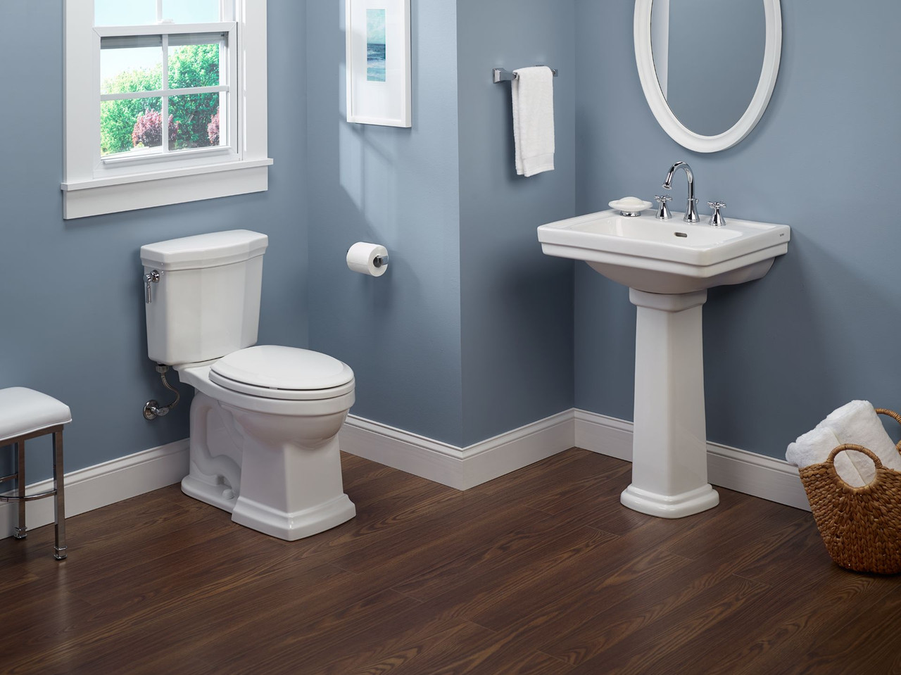 Toto Promenade II Two Piece Elongated Universal Height Toilet with CEFIONTECT 1.28 GPF Less Seat in Bone