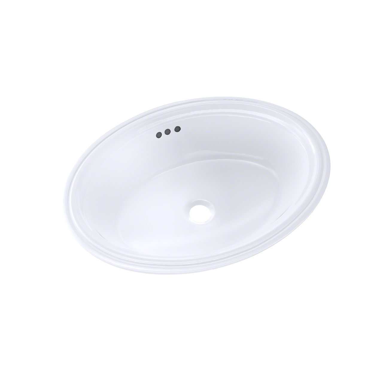 Toto LT643#01 Dartmouth 17-1/4" x 12-7/8" Oval Undermount Bathroom Sink: Cotton White