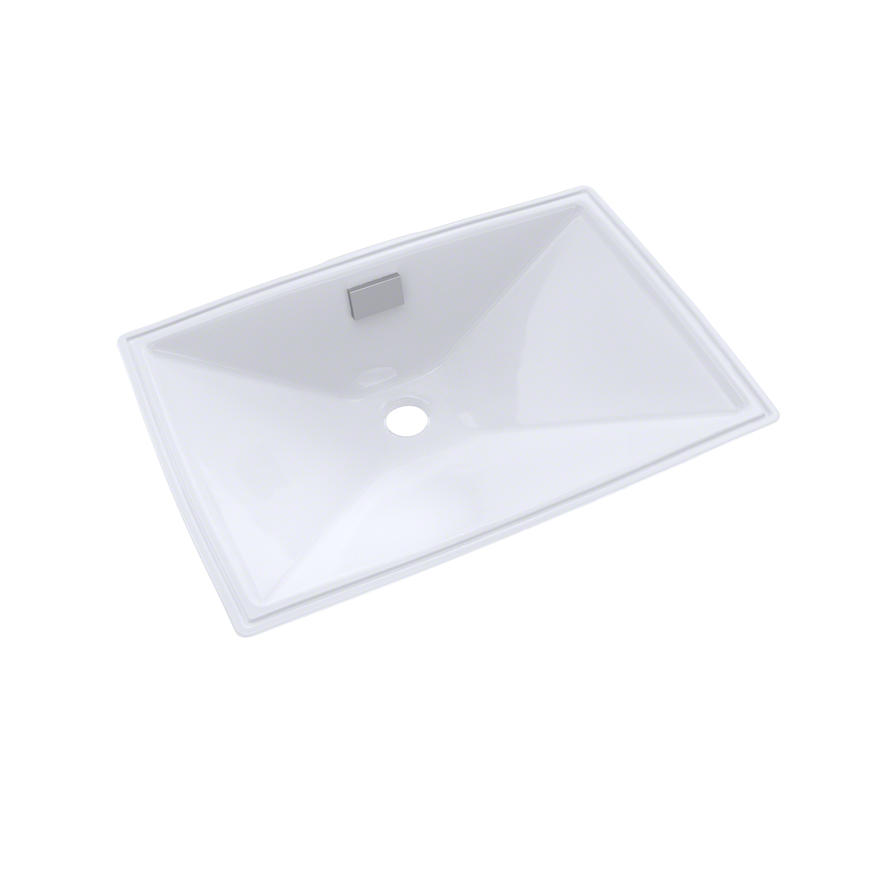 Toto LT931#01 Lloyd Rectangular Undermount Bathroom Sink: Cotton White