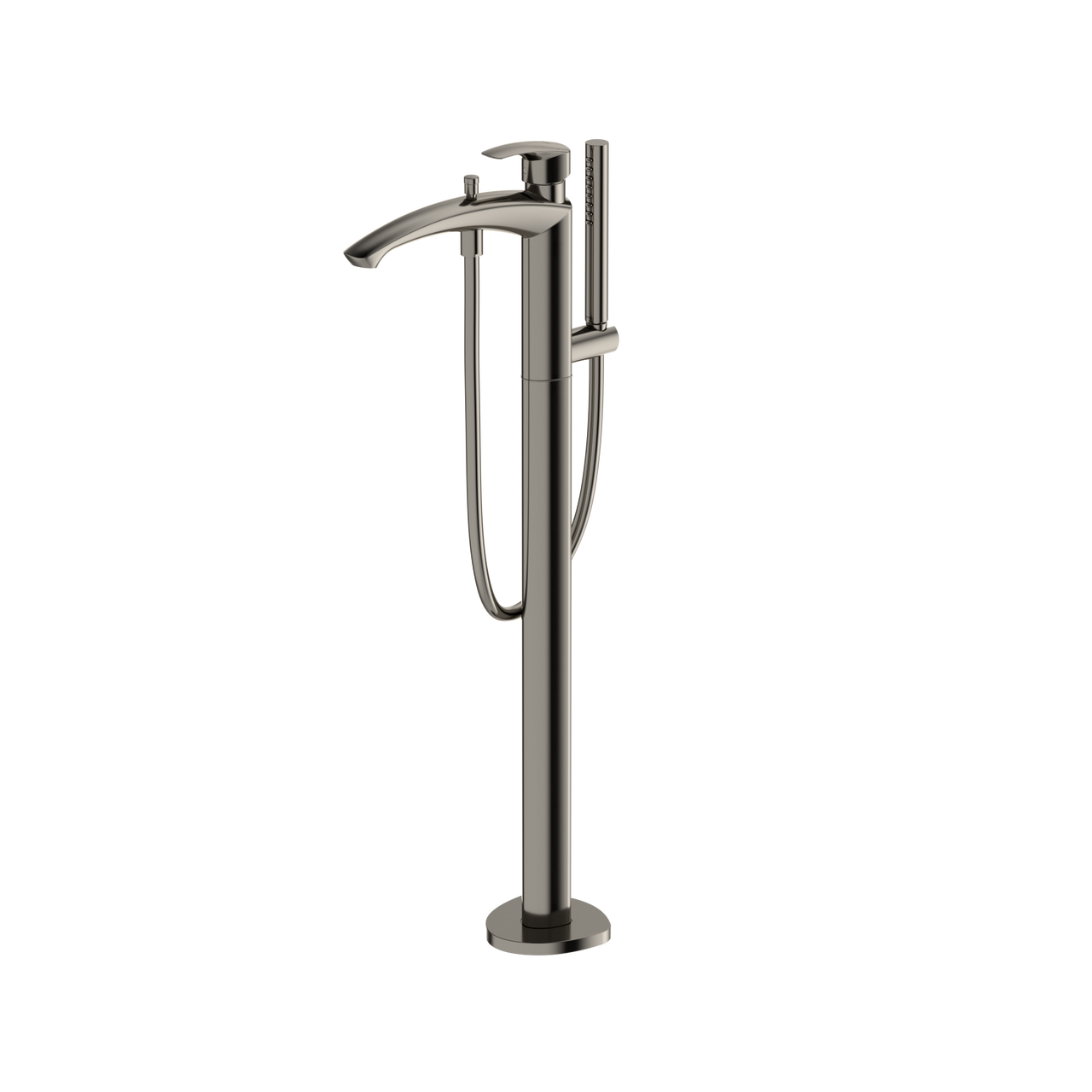 Toto GM Single-Handle Free Standing Tub Filler with Handshower, Polished Nickel - TBG09306U#PN