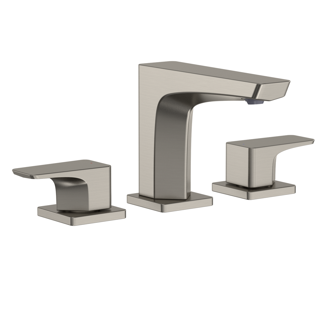 Toto GE 1.2 GPM Two Handle Widespread Bathroom Sink Faucet, Brushed Nickel - TLG07201U#BN