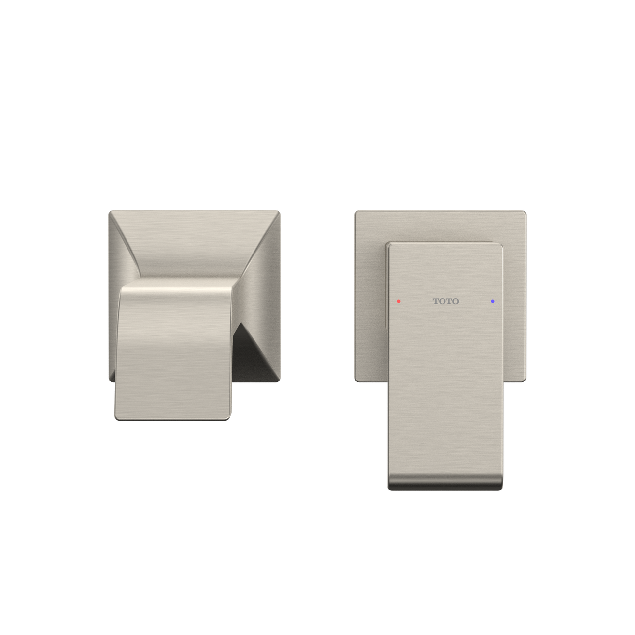 Toto GC 1.2 GPM Wall-Mount Single-Handle Long Bathroom Faucet with COMFORT GLIDE Technology, Brushed Nickel - TLG08308U#BN