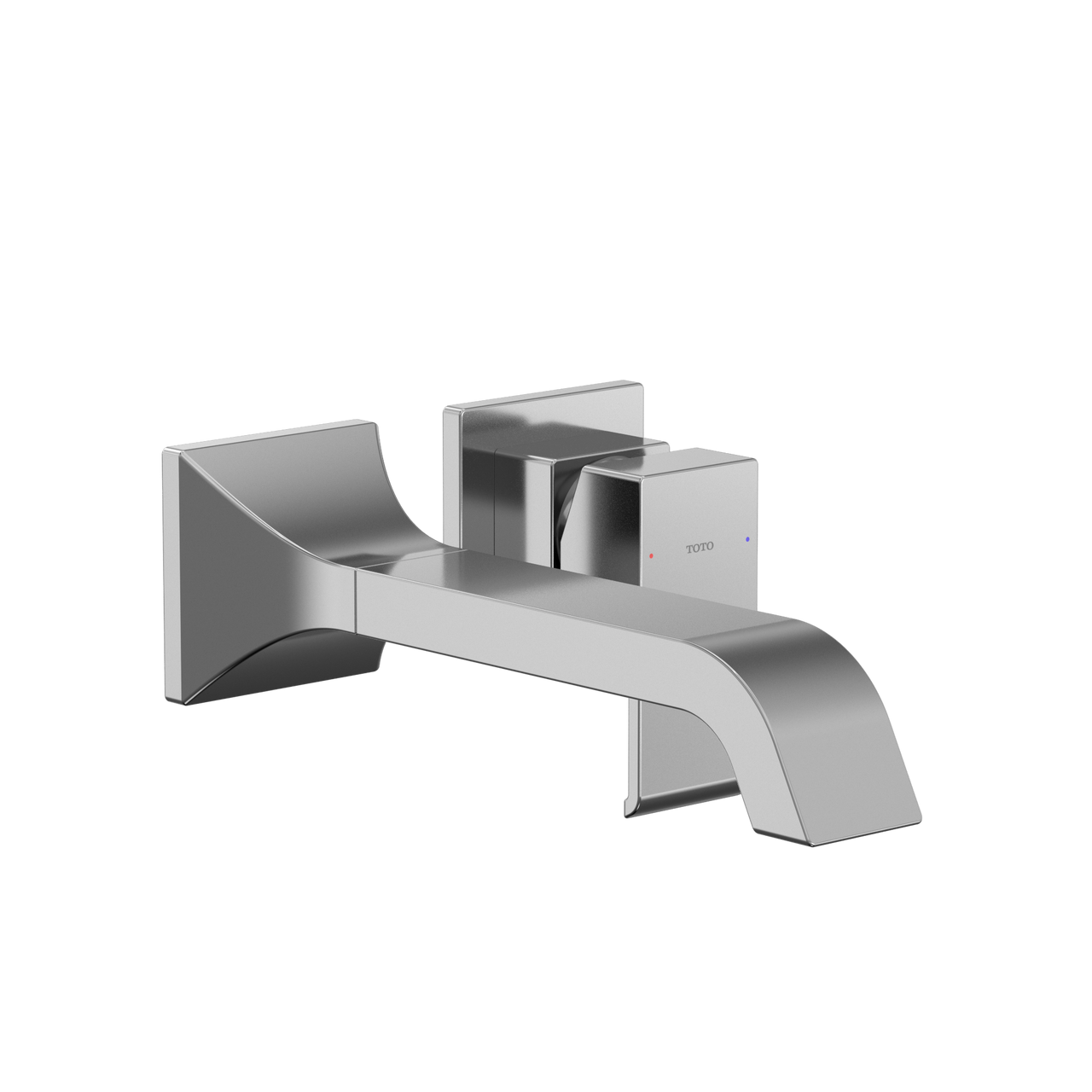 Toto GC 1.2 GPM Wall-Mount Single-Handle Long Bathroom Faucet with COMFORT GLIDE Technology, Polished Chrome - TLG08308U#CP