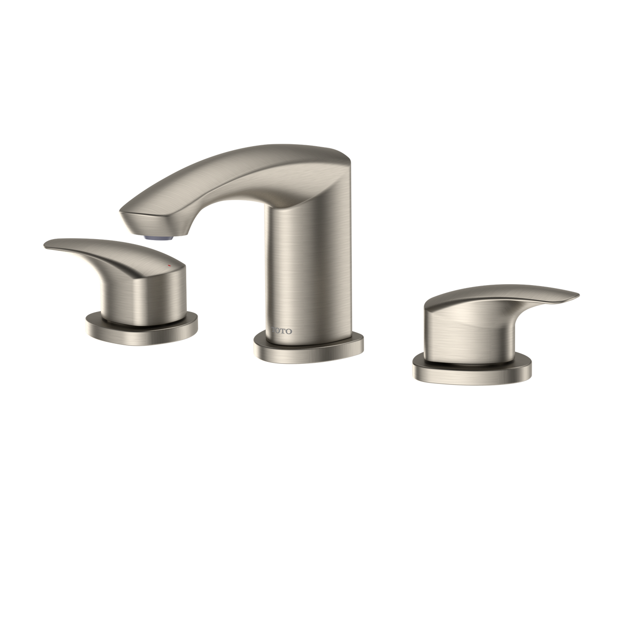 Toto GM 1.2 GPM Two Handle Widespread Bathroom Sink Faucet, Brushed Nickel - TLG09201U#BN