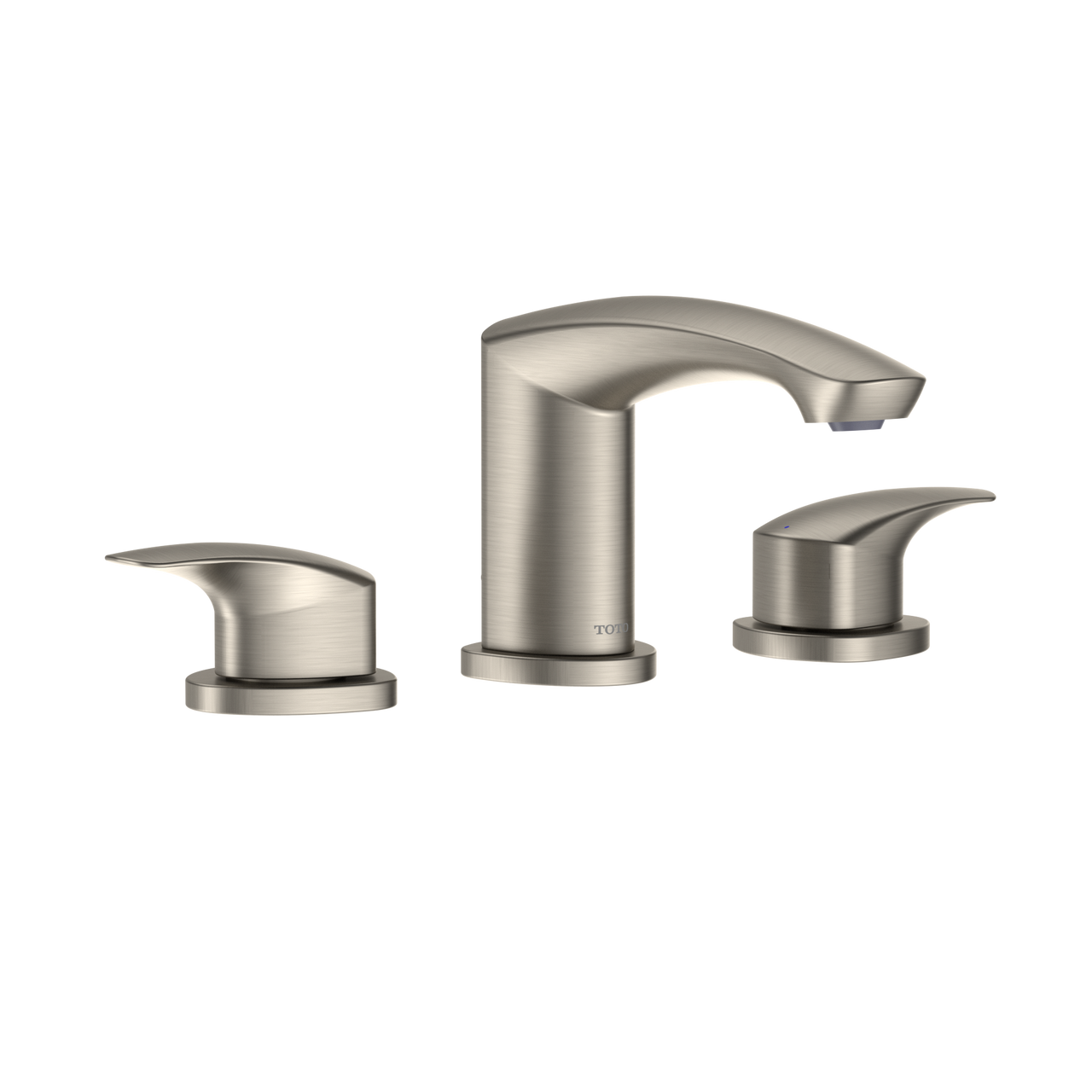 Toto GM 1.2 GPM Two Handle Widespread Bathroom Sink Faucet, Brushed Nickel - TLG09201U#BN