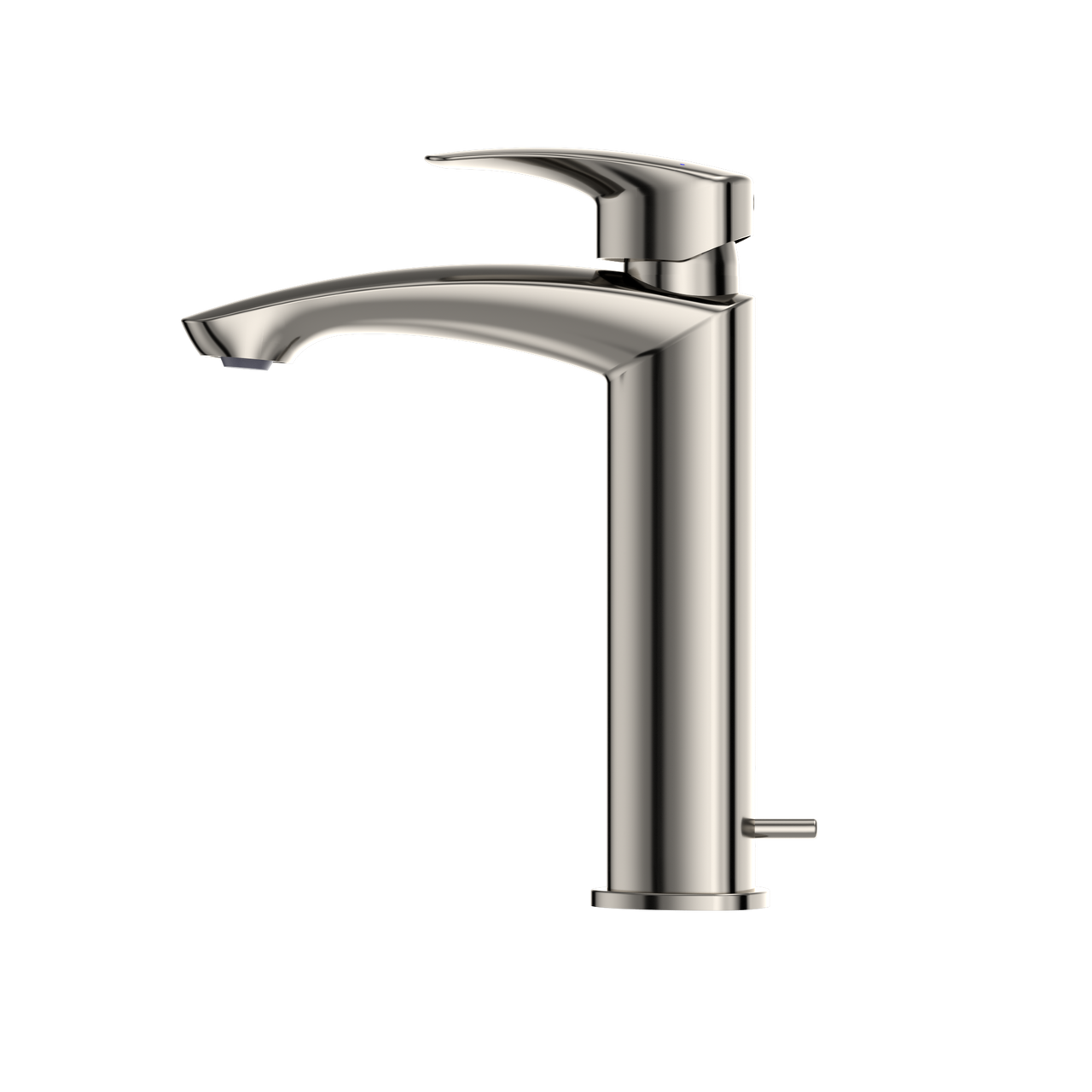 Toto GM 1.2 GPM Single Handle Semi-Vessel Bathroom Sink Faucet with COMFORT GLIDE Technology, Polished Nickel - TLG03303U#PN