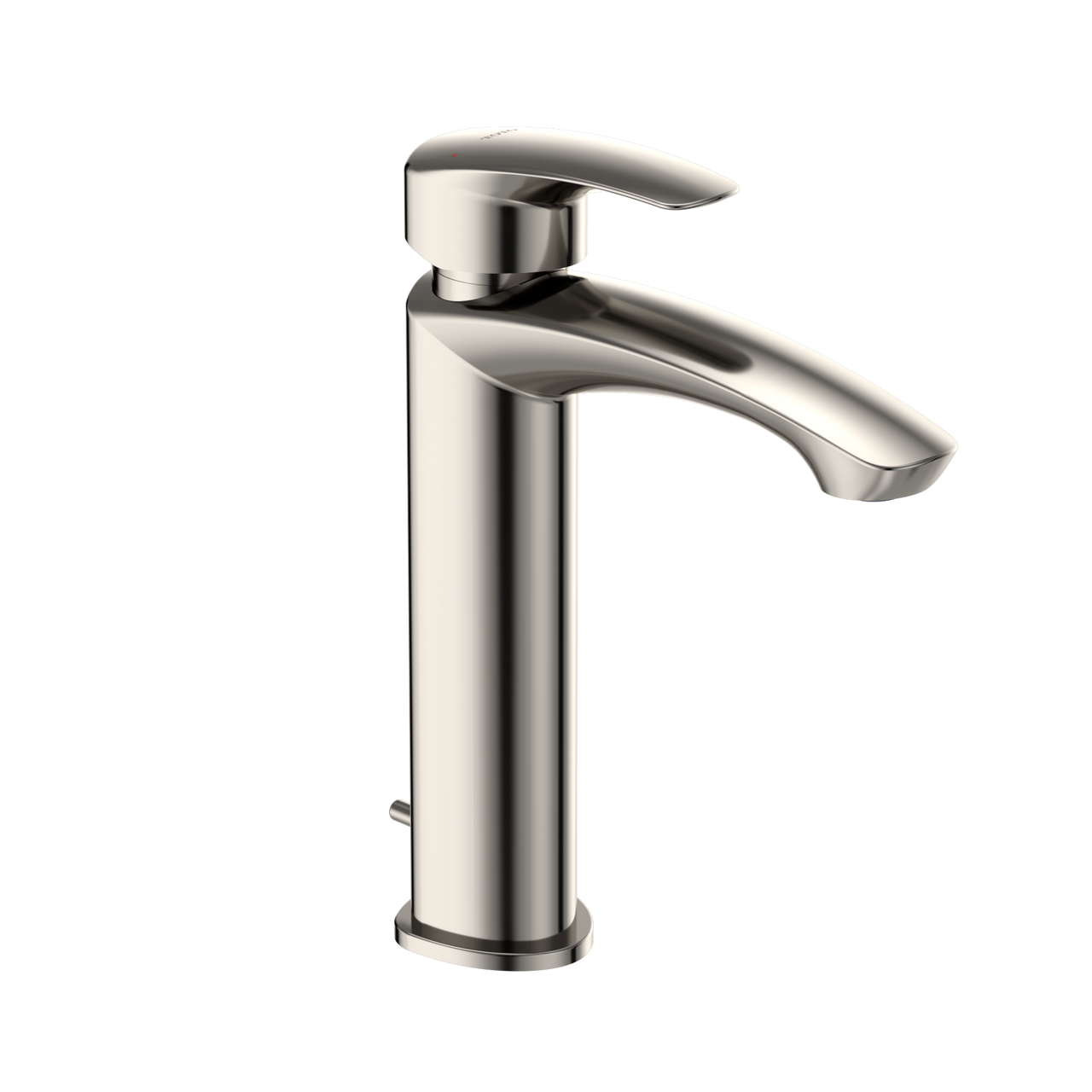 Toto GM 1.2 GPM Single Handle Semi-Vessel Bathroom Sink Faucet with COMFORT GLIDE Technology, Polished Nickel - TLG03303U#PN