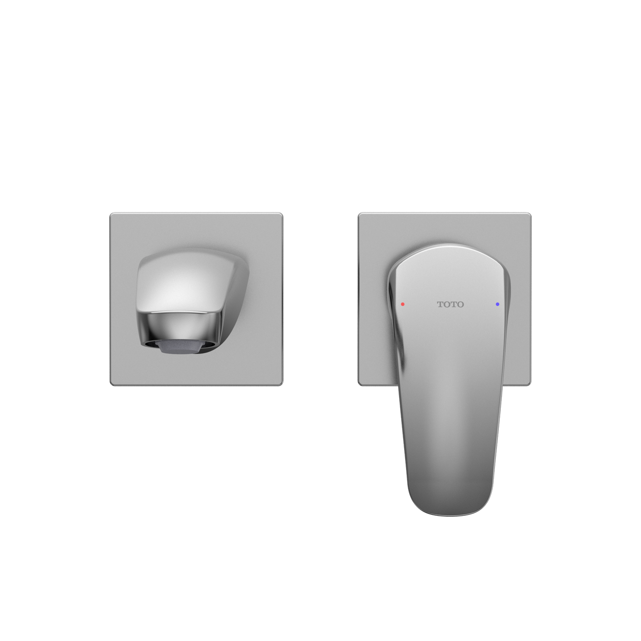 Toto GM 1.2 GPM Wall-Mount Single-Handle Bathroom Faucet with COMFORT GLIDE Technology, Polished Chrome - TLG09307U#CP