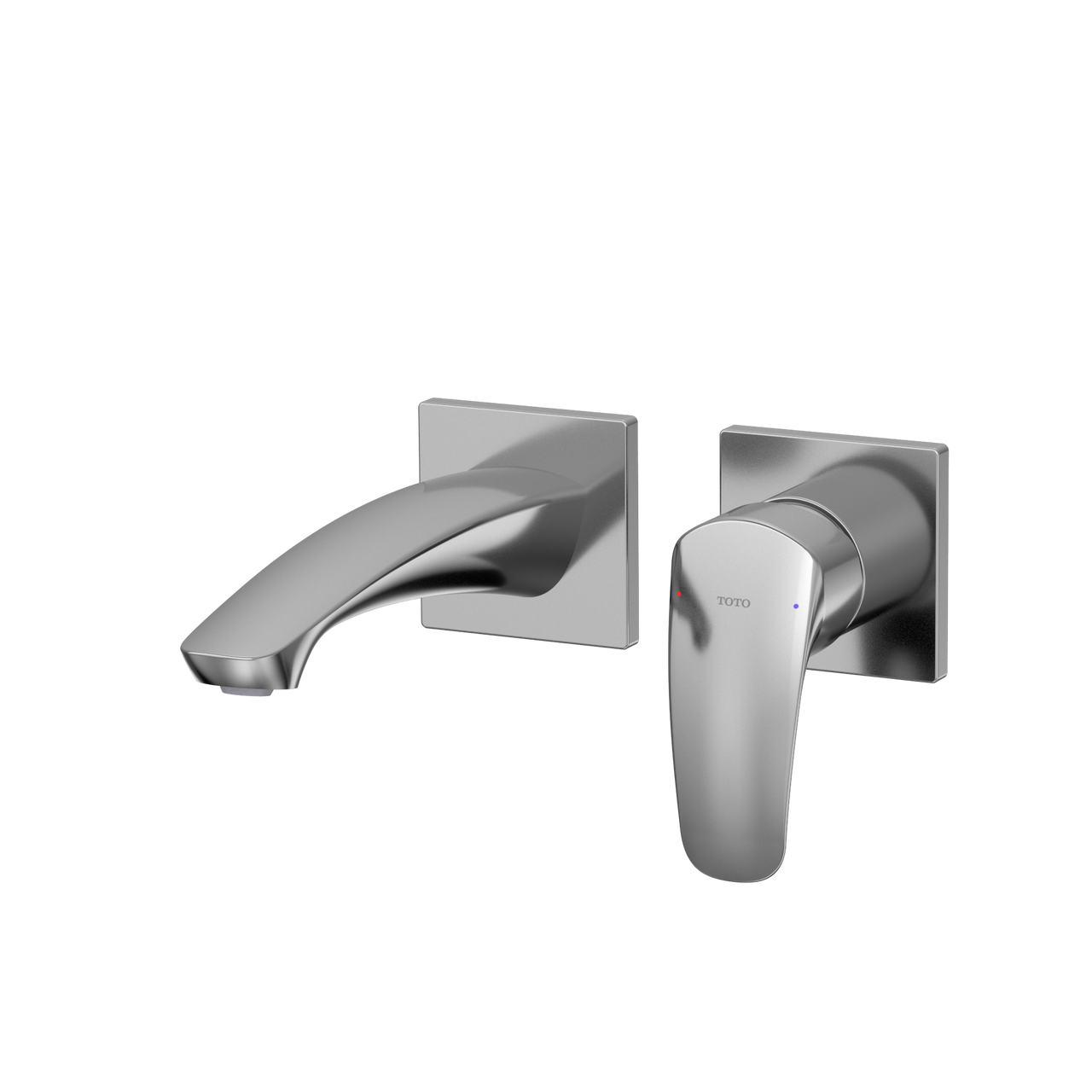 Toto GM 1.2 GPM Wall-Mount Single-Handle Bathroom Faucet with COMFORT GLIDE Technology, Polished Chrome - TLG09307U#CP