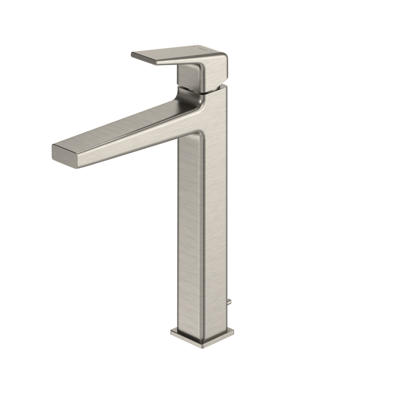 Toto GB 1.2 GPM Single Handle Vessel Bathroom Sink Faucet with COMFORT GLIDE Technology, Brushed Nickel - TLG10305U#BN