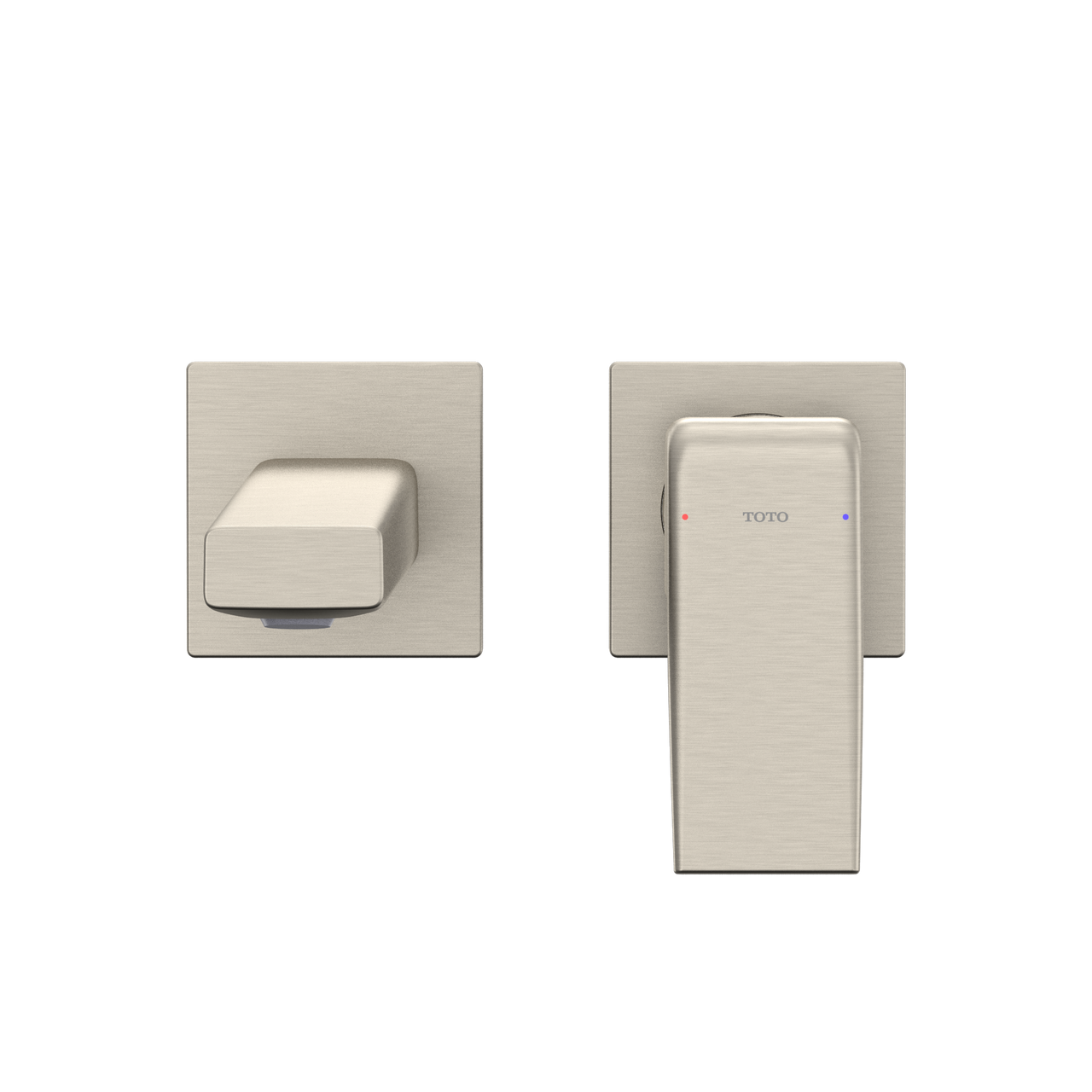 Toto GB 1.2 GPM Wall-Mount Single-Handle Long Bathroom Faucet with COMFORT GLIDE Technology, Brushed Nickel - TLG10308U#BN