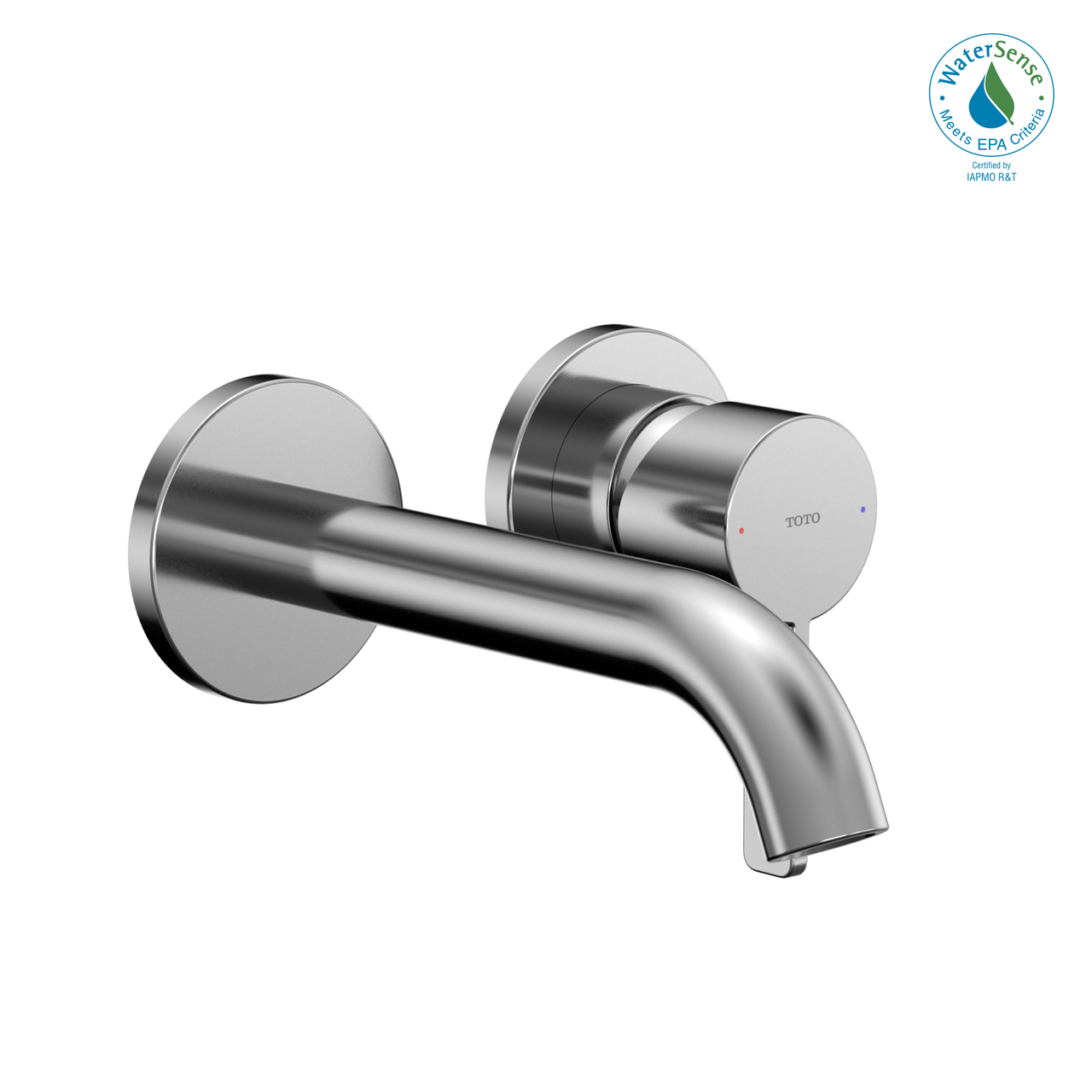 Toto GF 1.2 GPM Wall-Mount Single-Handle Bathroom Faucet with COMFORT GLIDE Technology, Polished Chrome - TLG11307#CP