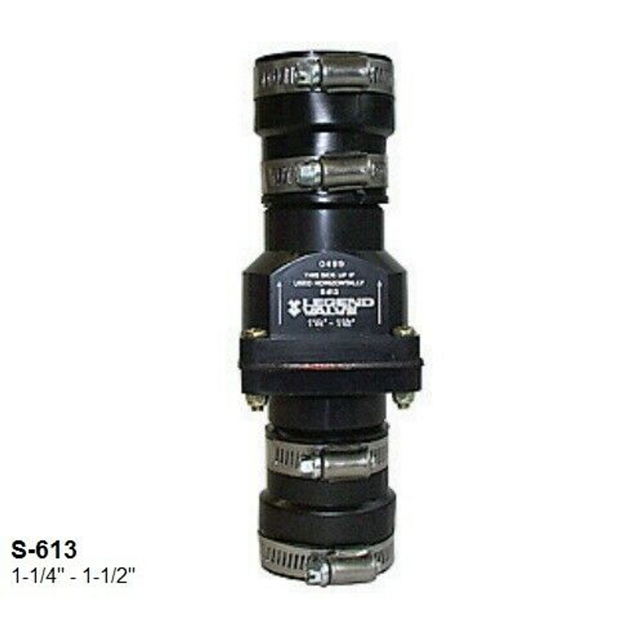 Legend Valve 203-227 Sump Check Valve 1-1/4/1-1/2 in ABS