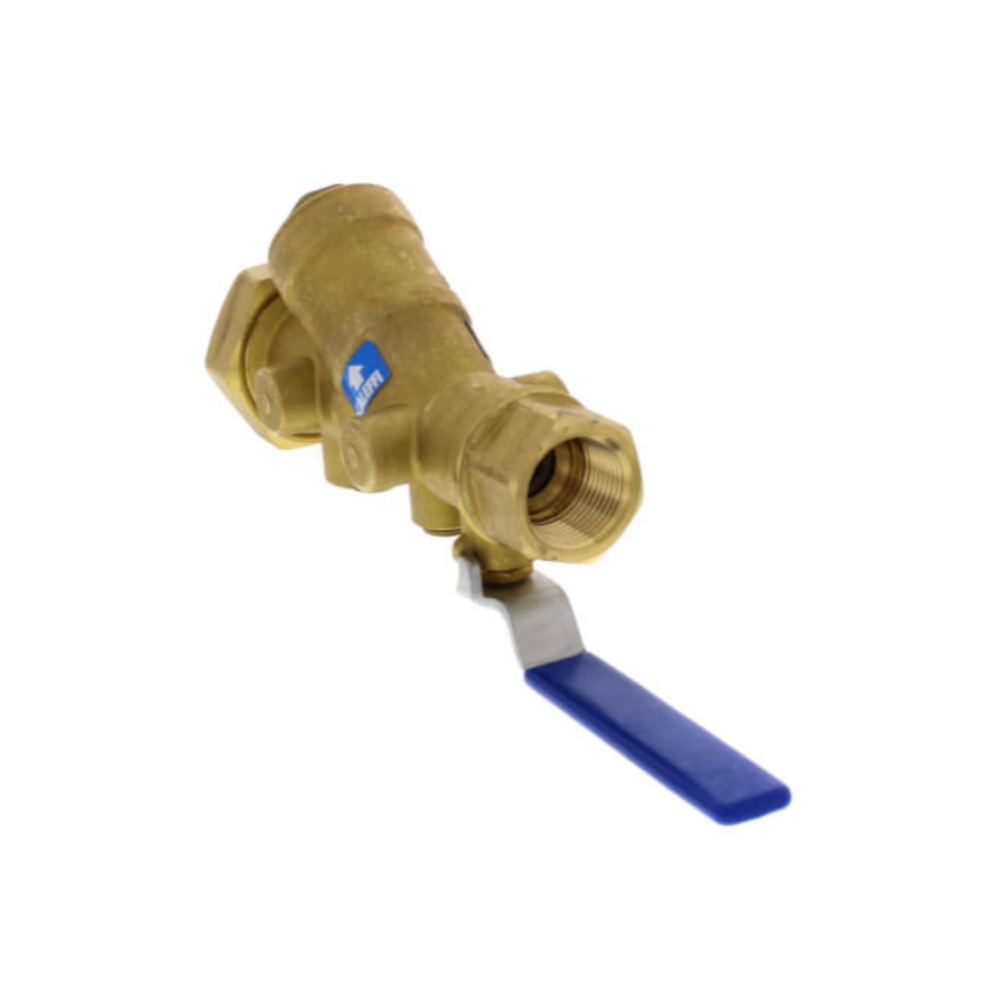 Caleffi 120151A 000 FlowCal Y-Strainer 3/4" NPT with Ball Valve