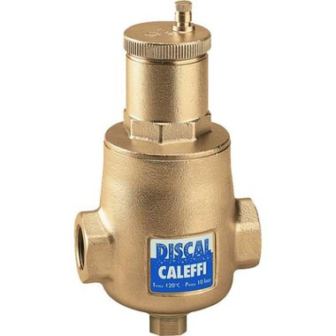 Caleffi 551007AC DISCAL Air Separator 1 1/4"" NPT w/ Expansion Tank Check