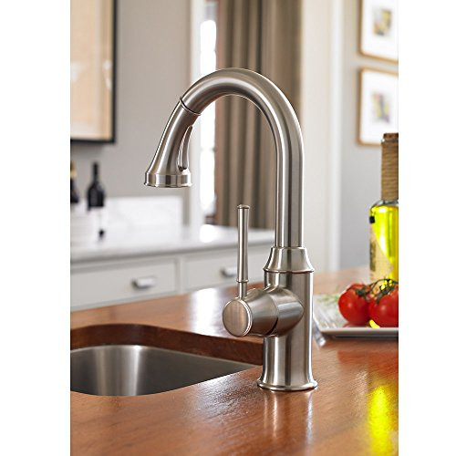 Hansgrohe 04216830 Talis C Prep Kitchen Faucet, 2-Spray Pull-Down, 1.75 GPM in Polished Nickel