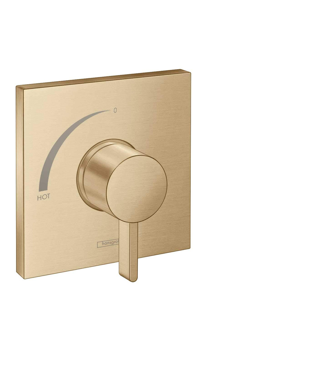 Hansgrohe 15724141 Ecostat Square Pressure Balance Trim in Brushed Bronze