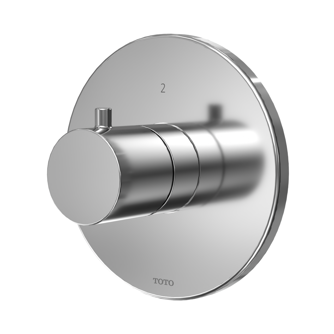 Toto Round Two-Way Diverter Shower Trim, Polished Chrome - TBV01103U#CP