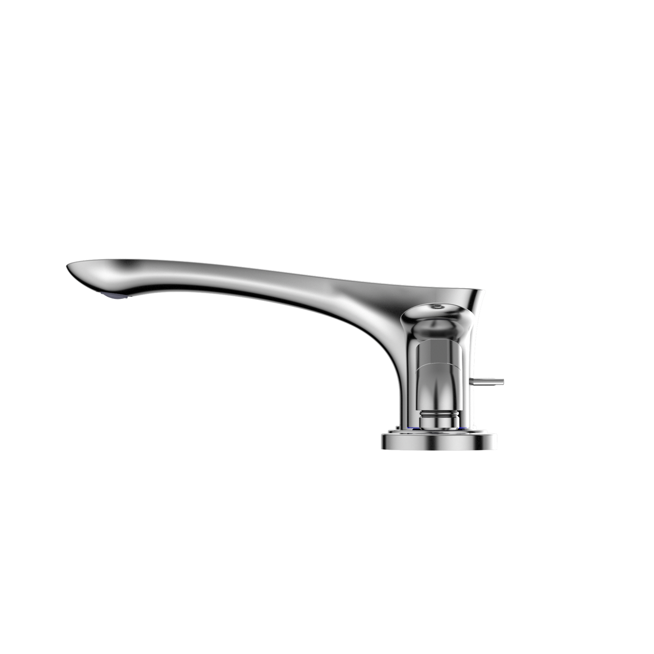 Toto GO Two-Handle Deck-Mount Roman Tub Filler Trim with Handshower, Polished Chrome - TBG01202U#CP