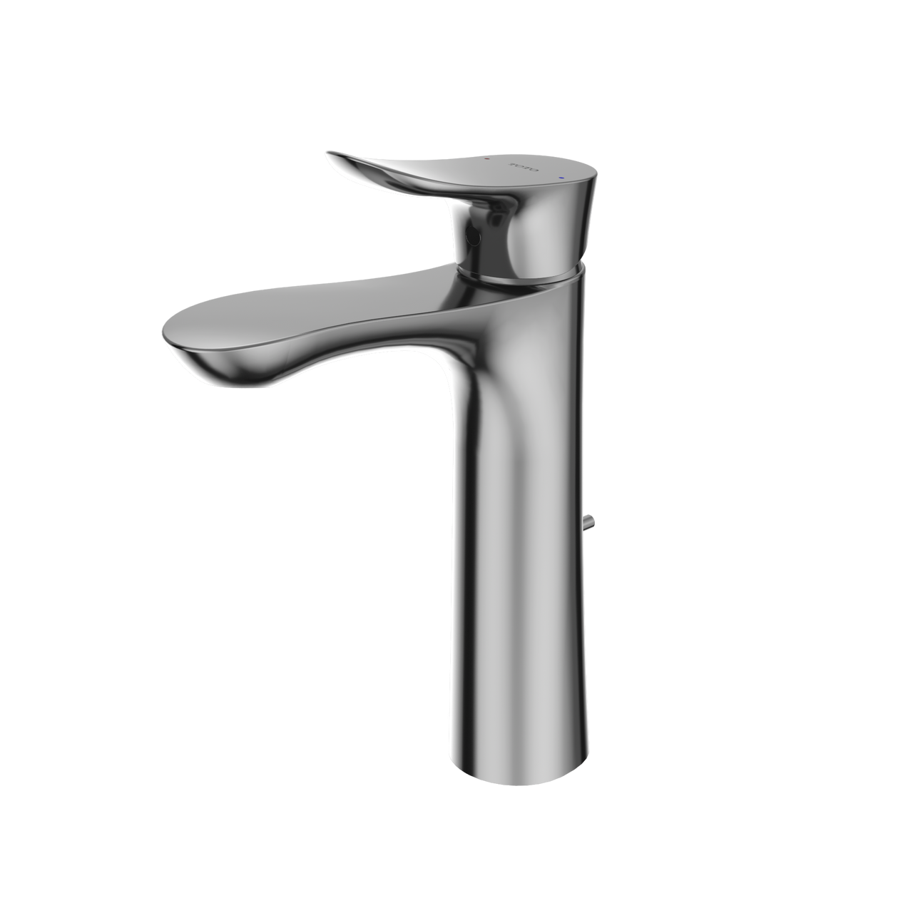 Toto GO 1.2 GPM Single Handle Semi-Vessel Bathroom Sink Faucet with COMFORT GLIDE Technology, Polished Chrome - TLG01304U#CP