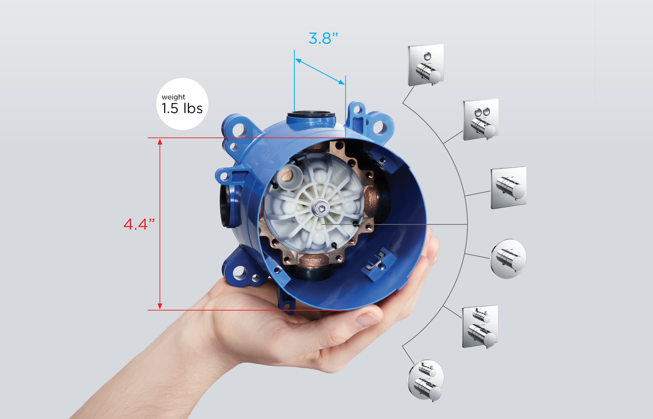 Toto Mini Unit Rough-in Box for Shower Trim - TBN01001U
