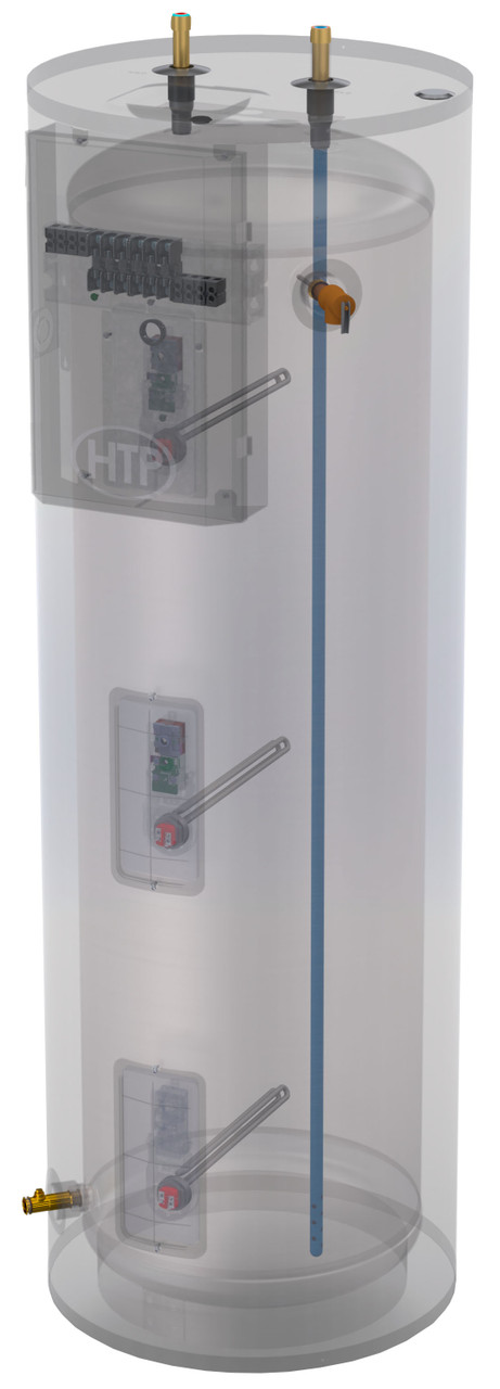 HTP Everlast Medium Duty 3 Element Commercial Electric Water Heater 80  Gallon