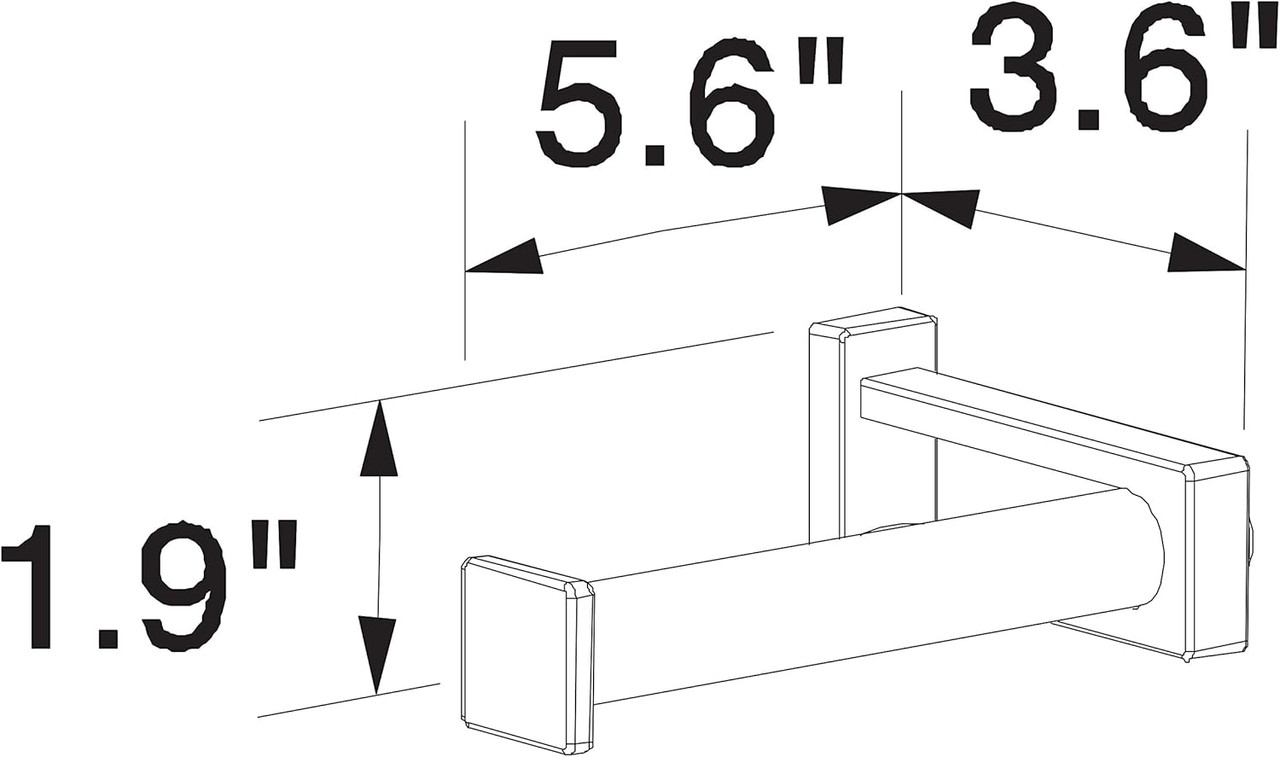 Ginger 3006/SN Frame Open Toilet Paper Holder Satin Nickel