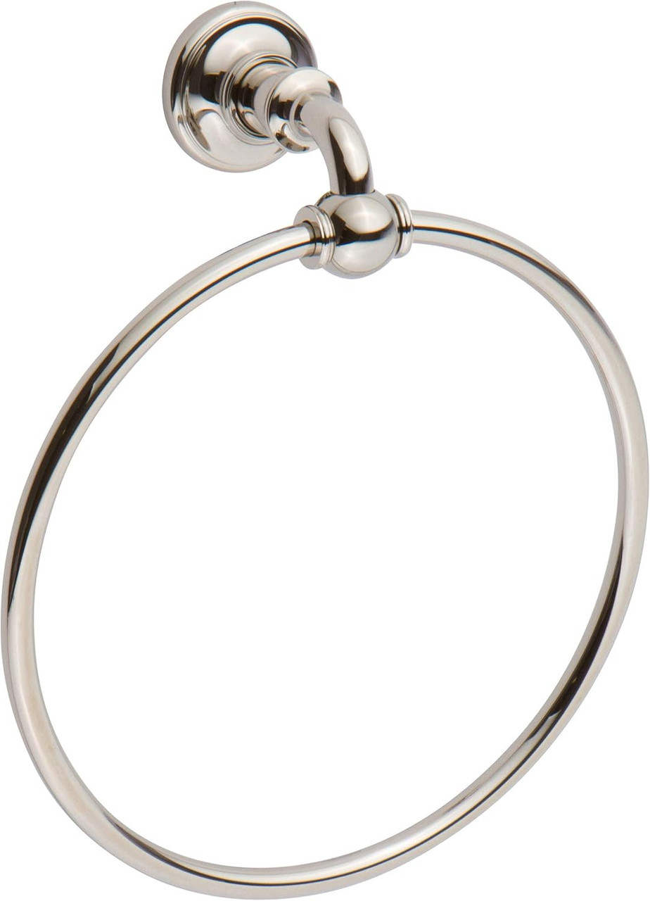 Ginger 4505/PN Columnar Towel Ring - Closed