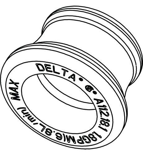 Delta RP61342OB Aerator - Porter & Windemere - 2H Kitchen in Oil Rubbed Bronze Finish