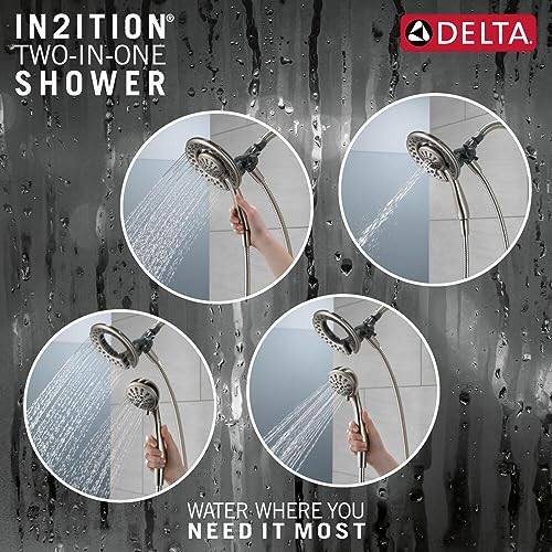 Delta Universal Showering Components 75486CSN 4-Setting In2ition in Spotshield Brushed Nickel Finish