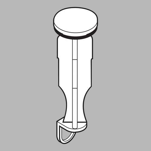 Delta RP5648WH Drain Stopper - Bathroom in White Finish