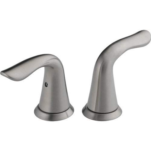 Delta Lahara H238SS Metal Lever Handle Set - 2H Bathroom in Stainless Finish