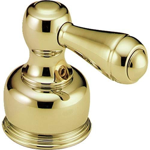 Delta NeoStyleOld H25PB Metal Lever Handle Set - 2H Bathroom in Polished Brass Finish