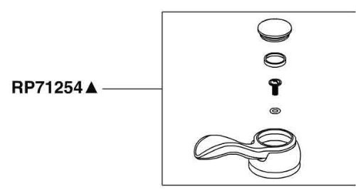 Delta Porter RP71254OB Metal Lever Handle Kit - Bathroom in Oil Rubbed Bronze Finish