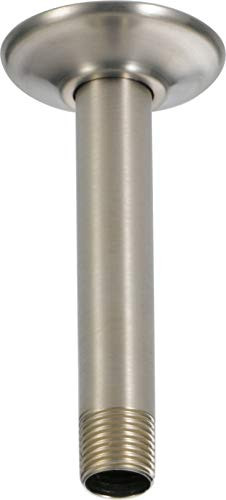 Delta Universal Showering Components RP61058SS Shower Arm & Flange - Ceiling Mount in Stainless Finish