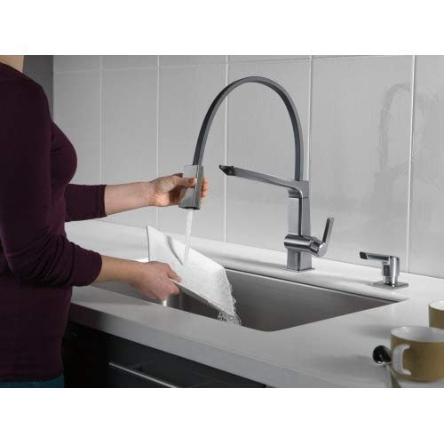 Delta Pivotal RP91950KS Soap/Lotion Dispenser in Black Stainless Finish