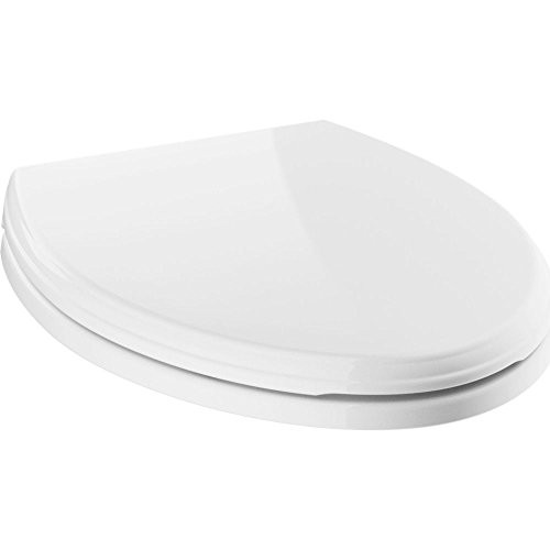 Delta Wycliffe 810901-WH Elongated Standard Close Toilet Seat in White Finish