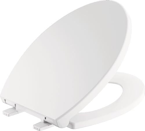 Delta Morgan 811903-WH Elongated Slow-Close Seat in White Finish